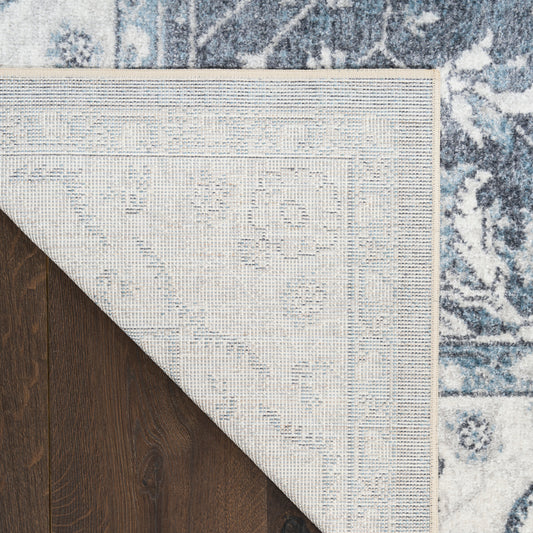 Nourison Home Astra Machine Washable Slate Traditional