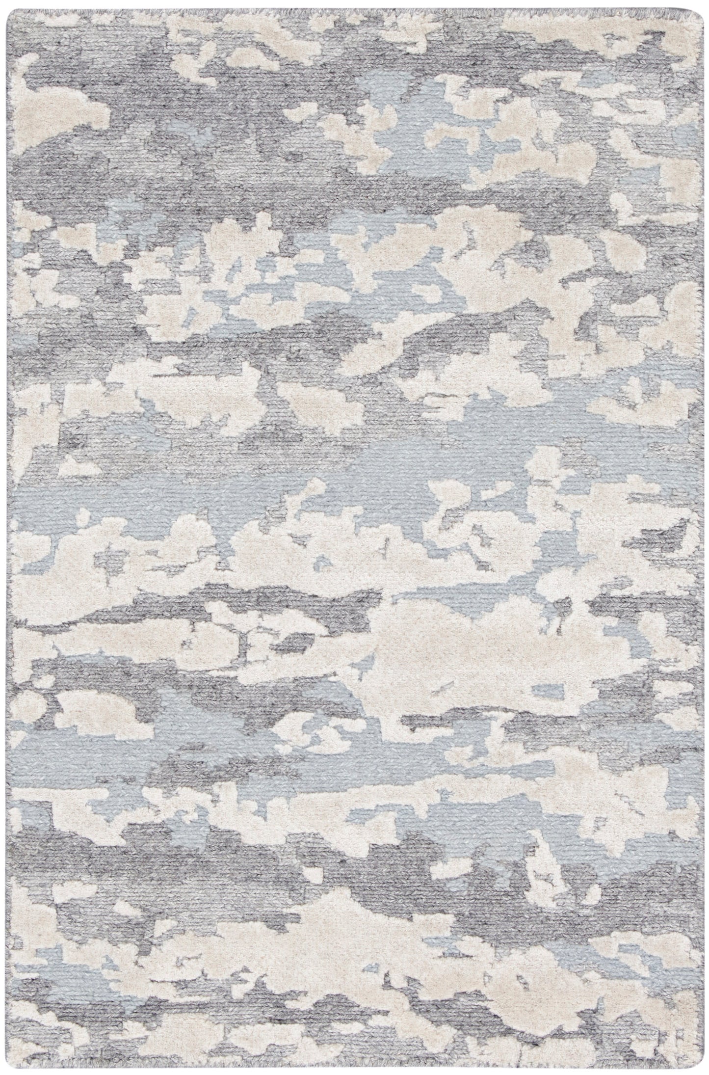 Nourison Home Divine DIV11 Aqua Contemporary Hand Knotted Rug