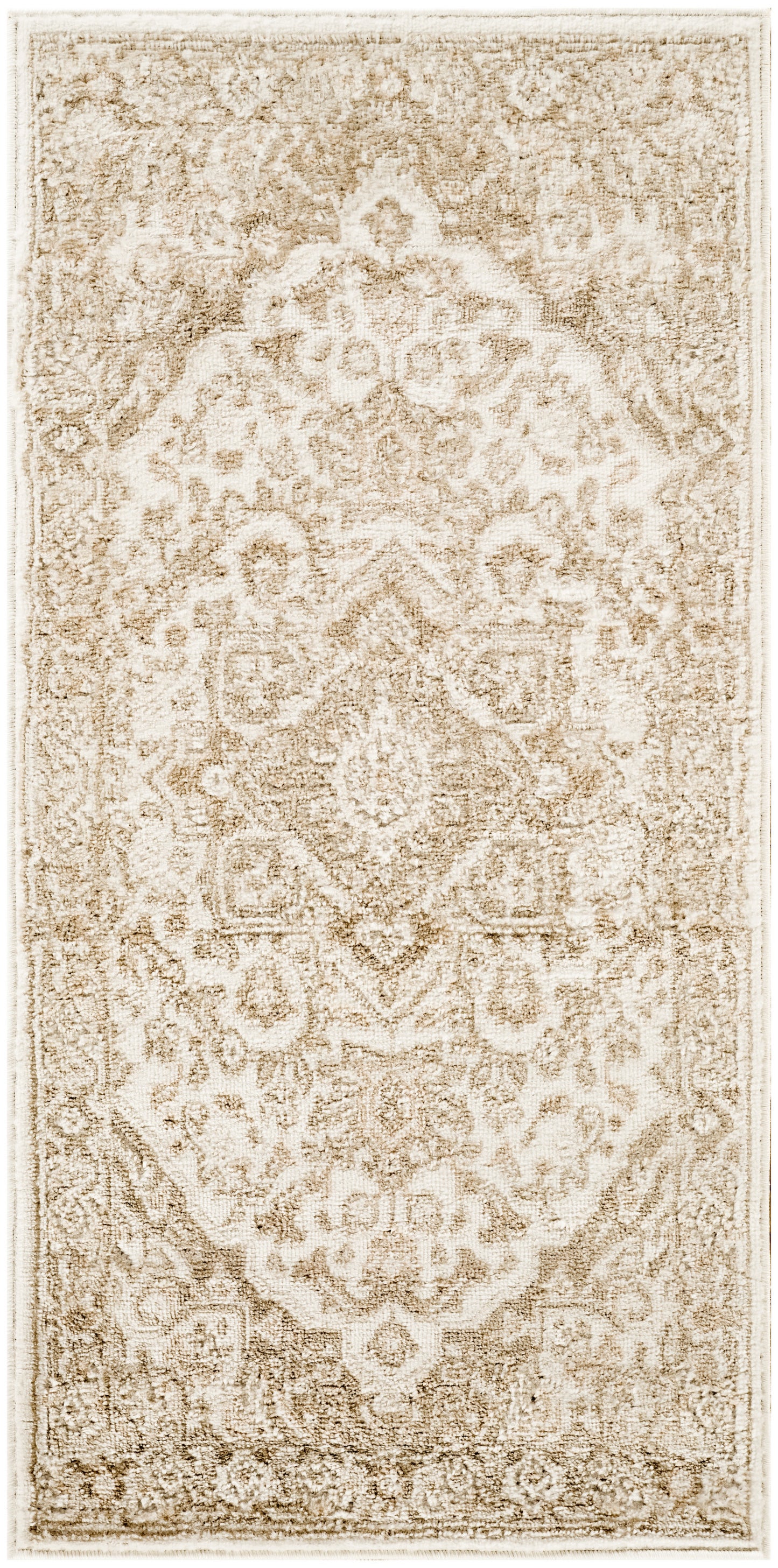 Nourison Home Dekor DEK08 Ivory Taupe Traditional Machine Woven Rug