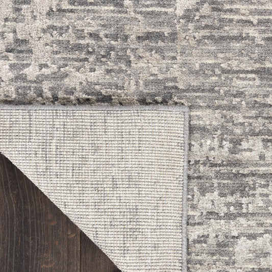 Nourison Home Luna Grey Silver Contemporary