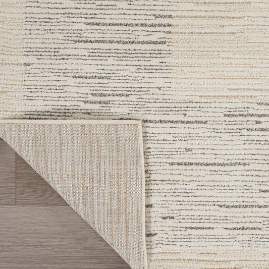 Nourison Home Andes Ivory Grey Contemporary