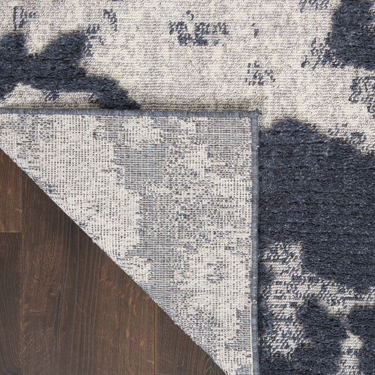Nourison Home Zermatt Blue Grey Contemporary