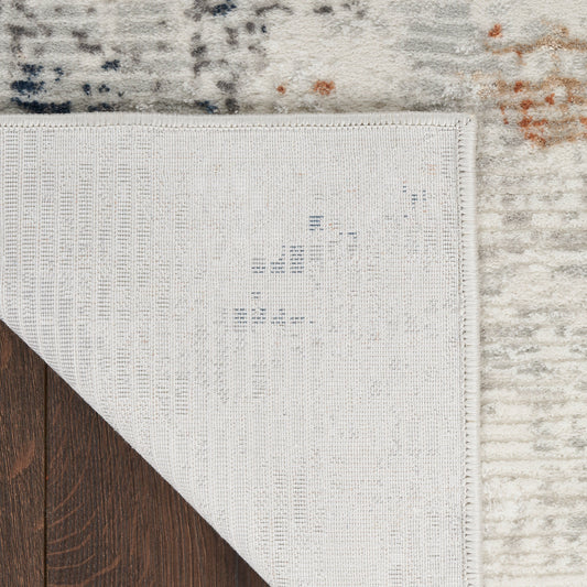 Nourison Home Home Texture Grey Blue Contemporary