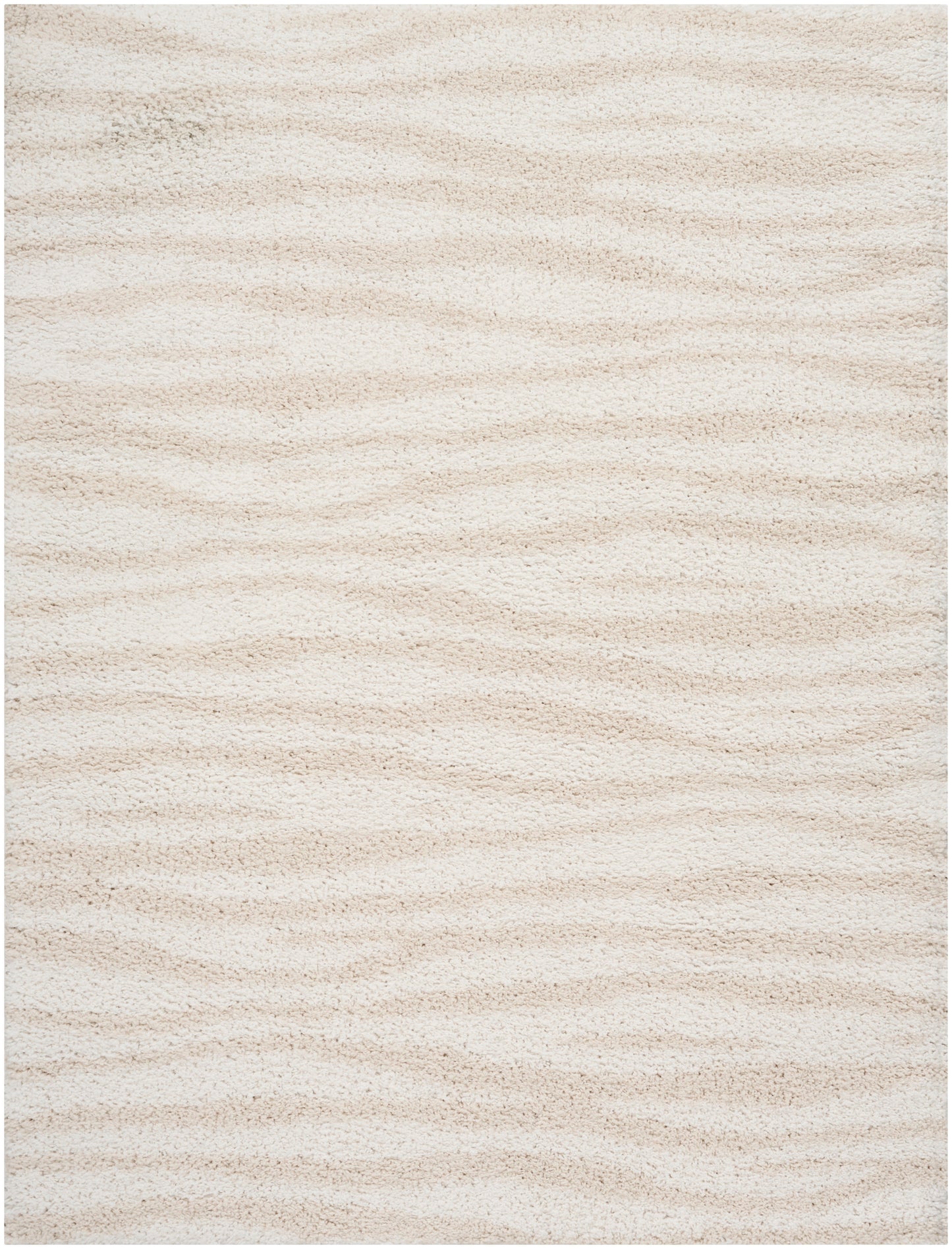 Nourison Home Modern Shag MMD05 Ivory Beige Contemporary Power-loomed Rug