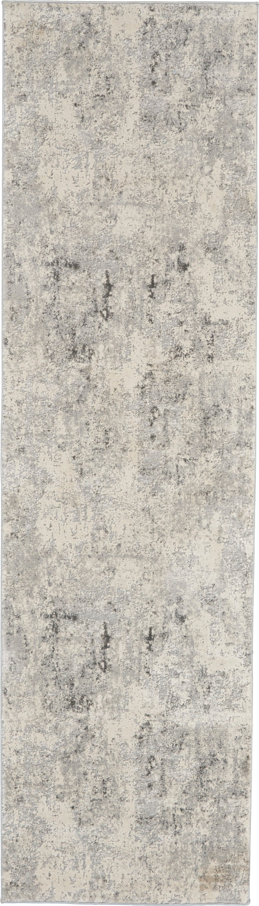 Nourison Home Rustic Textures RUS07 Grey Beige Contemporary Power-loomed Rugs