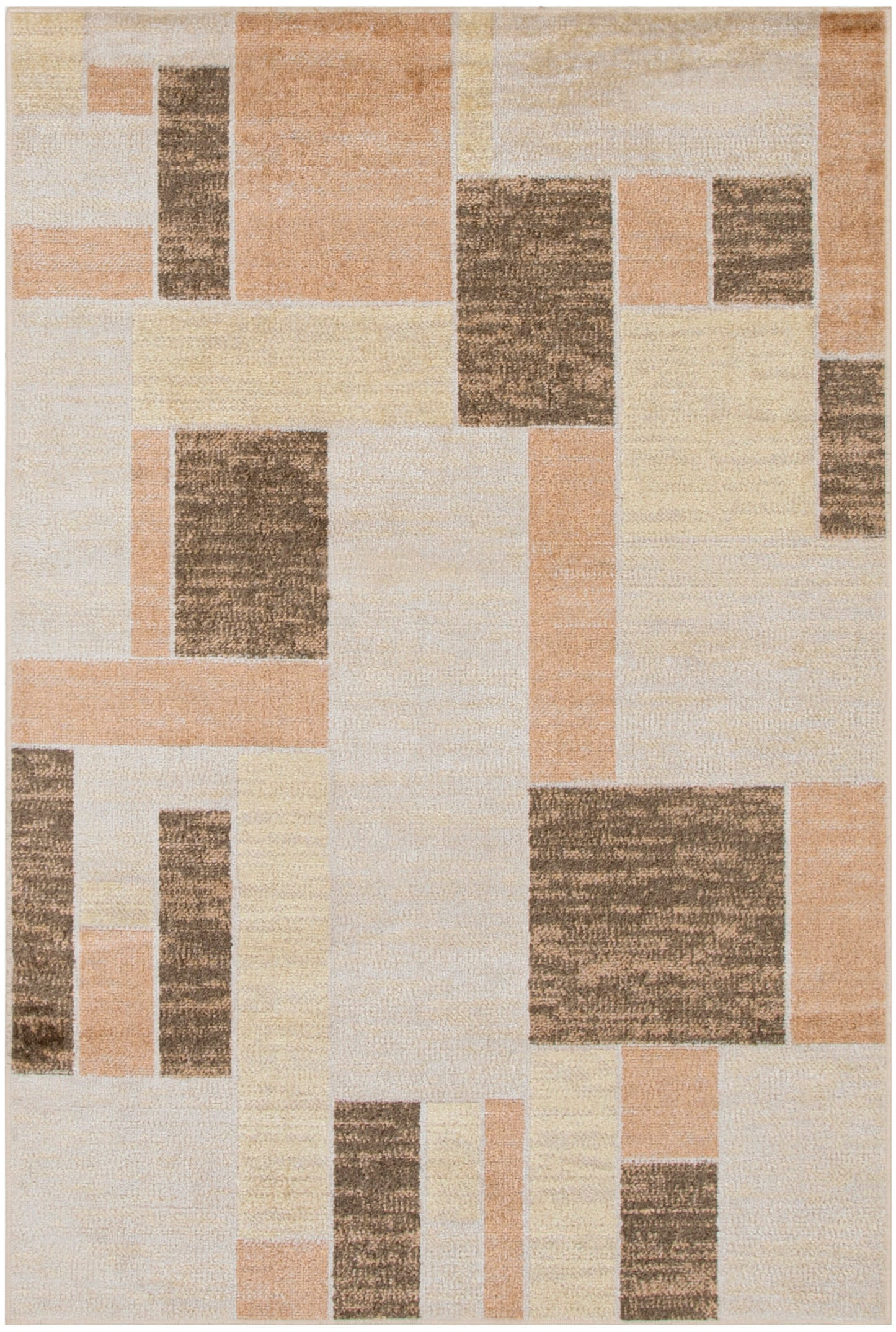 Nourison Home Astra Machine Washable ASW09 Beige Multicolor Contemporary Power-loomed Rug
