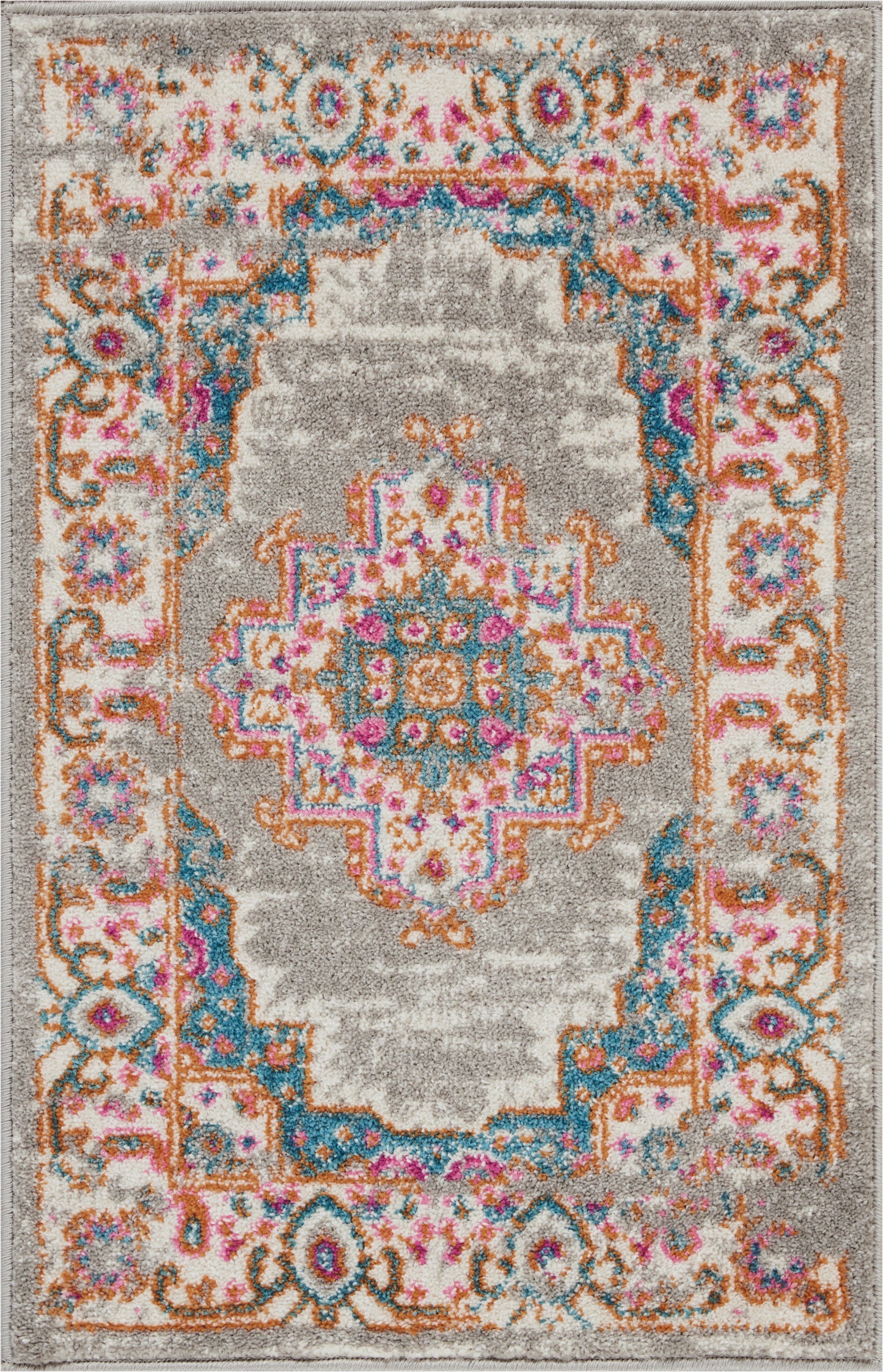 Nourison Home Passion PSN03 Grey Transitional Power-loomed Rugs