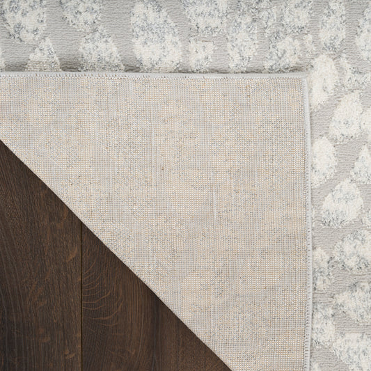 Nourison Home Ambiance Grey Silver Contemporary