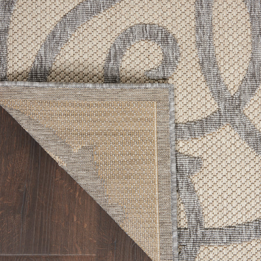 Nourison Home Cozumel Cream Grey Contemporary