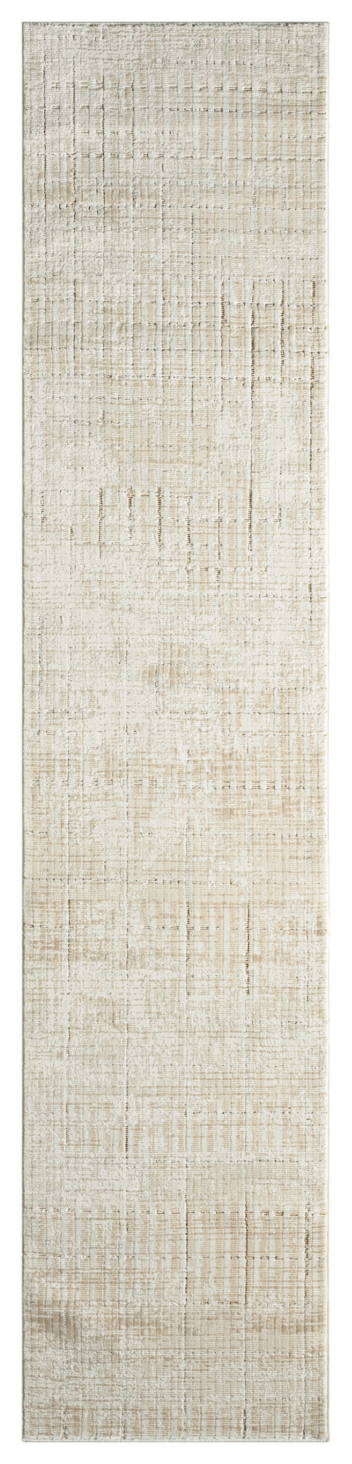 DKNY Grand Street GRN02 Ivory Beige Contemporary Power-loomed Rug