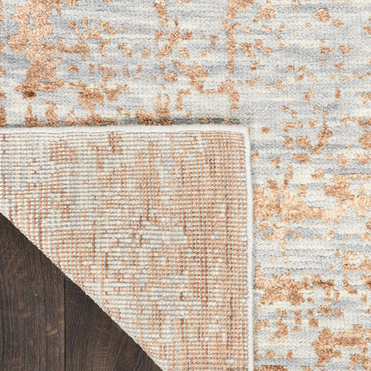 Nourison Home Luna Blue Mocha Contemporary