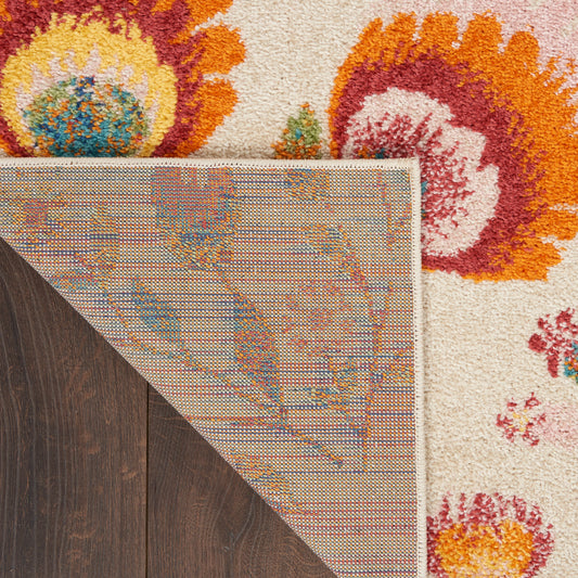 Nourison Home Allur Ivory Multicolor Contemporary