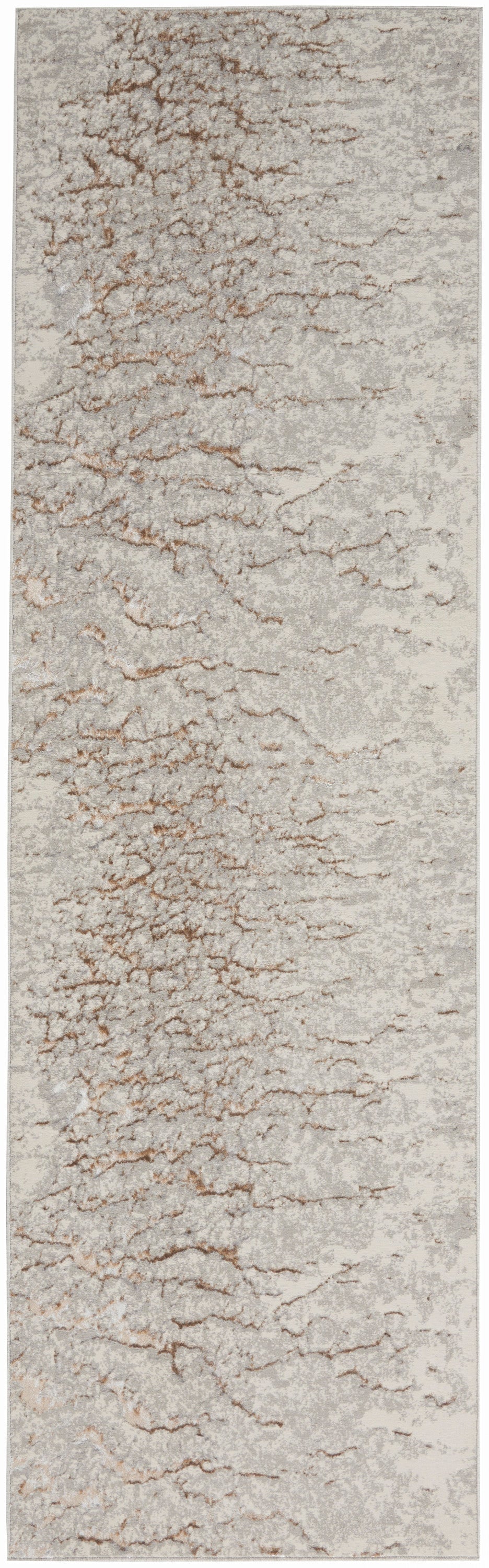 Nourison Home Glow MTL02 Grey Mocha Contemporary Power-loomed Rug