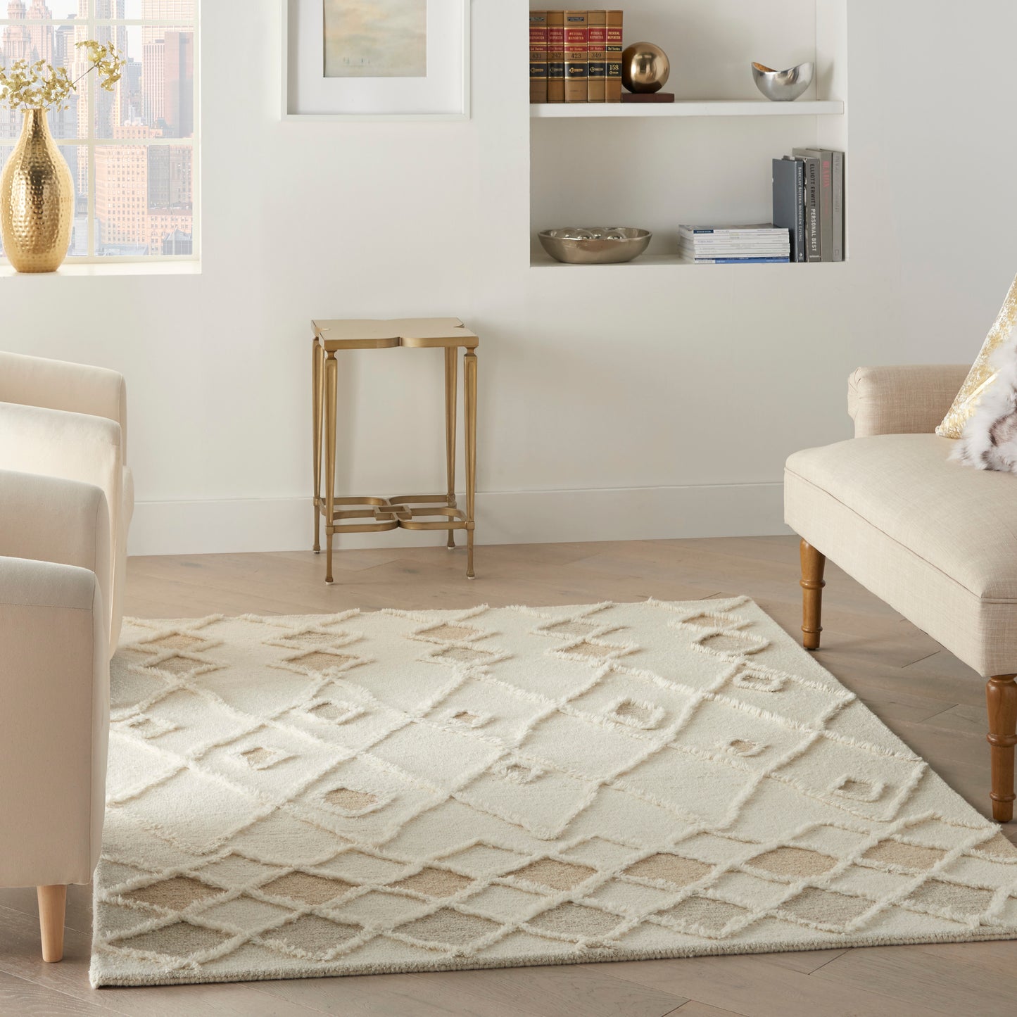 Nourison Home Moroccan Court Ivory Contemporary