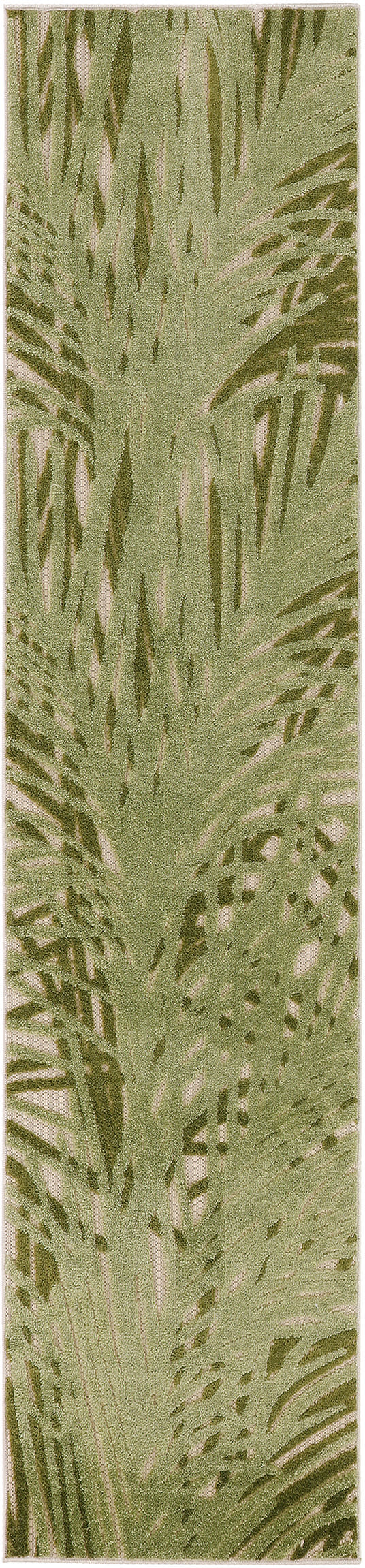 Nourison Home Aloha ALH41 Ivory Green Contemporary Power-loomed Rugs
