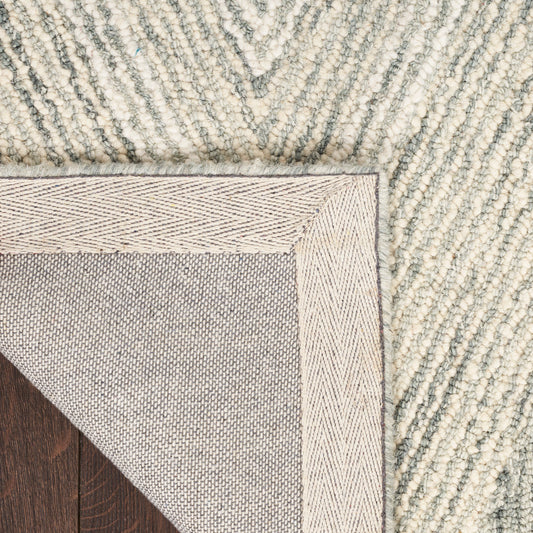 Nourison Home Interlock Teal Contemporary