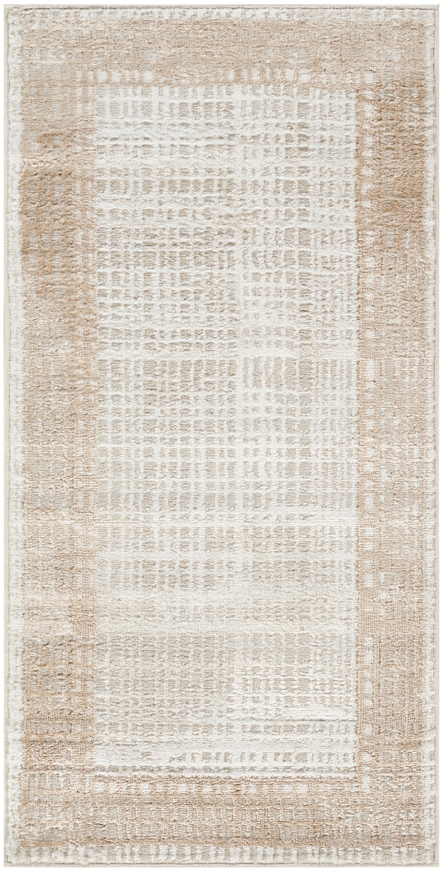 Nourison Home Dekor DEK06 Ivory Beige Contemporary Machine Woven Rug