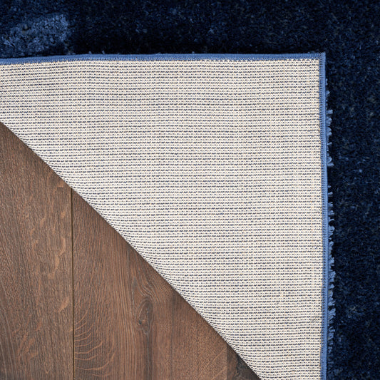Nourison Home Pacific Shag Navy Contemporary
