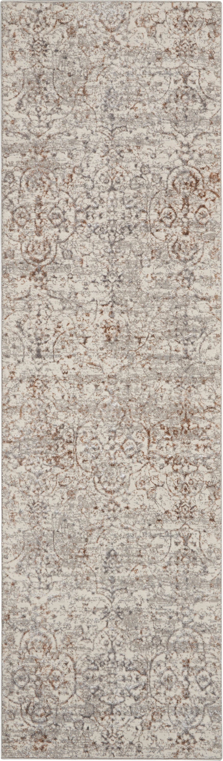 Nourison Home Royal Terrace KI43 Beige Contemporary Power-loomed Rug