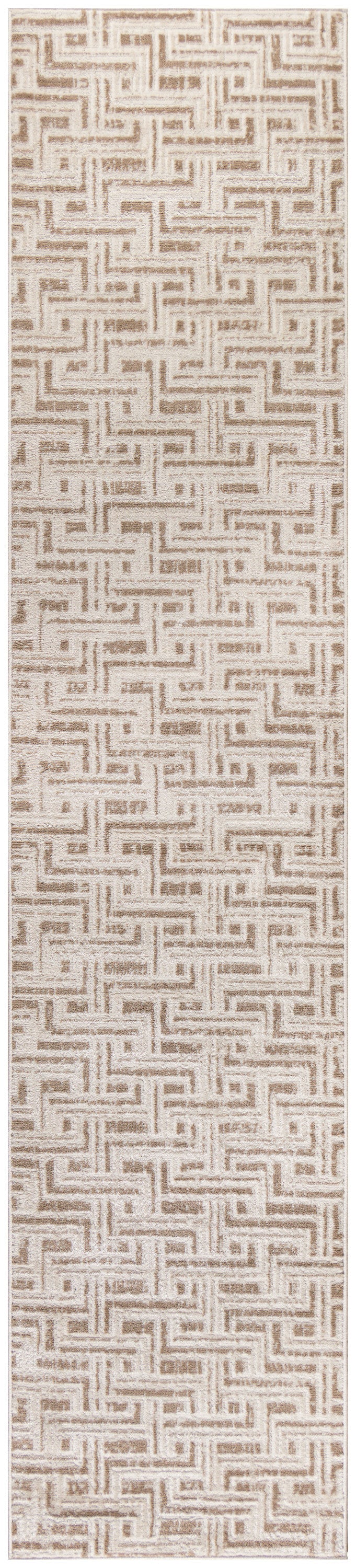 Nourison Home Serenity Home SRH04 Mocha Ivory Transitional Loom-woven Rug