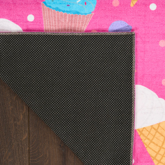 Nourison Home Imagination Pink Multicolor Contemporary