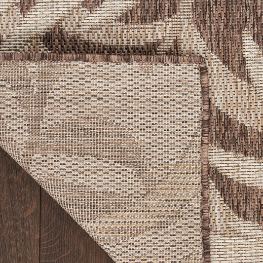 Nourison Home Garden Oasis Mocha Contemporary