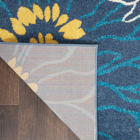 Nourison Home Passion Blue Contemporary