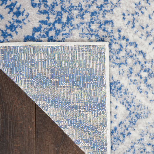 Nourison Home Whimsicle Ivory Blue Contemporary
