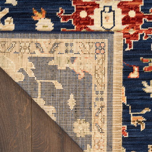 Nourison Home Antique Bloom Navy Traditional