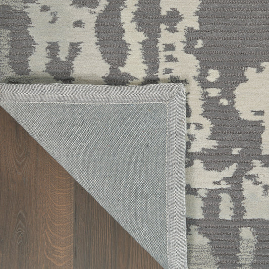 Nourison Home Symmetry Grey Beige Contemporary