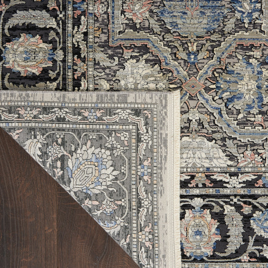 Nourison Home Starry Nights Grey Navy Traditional