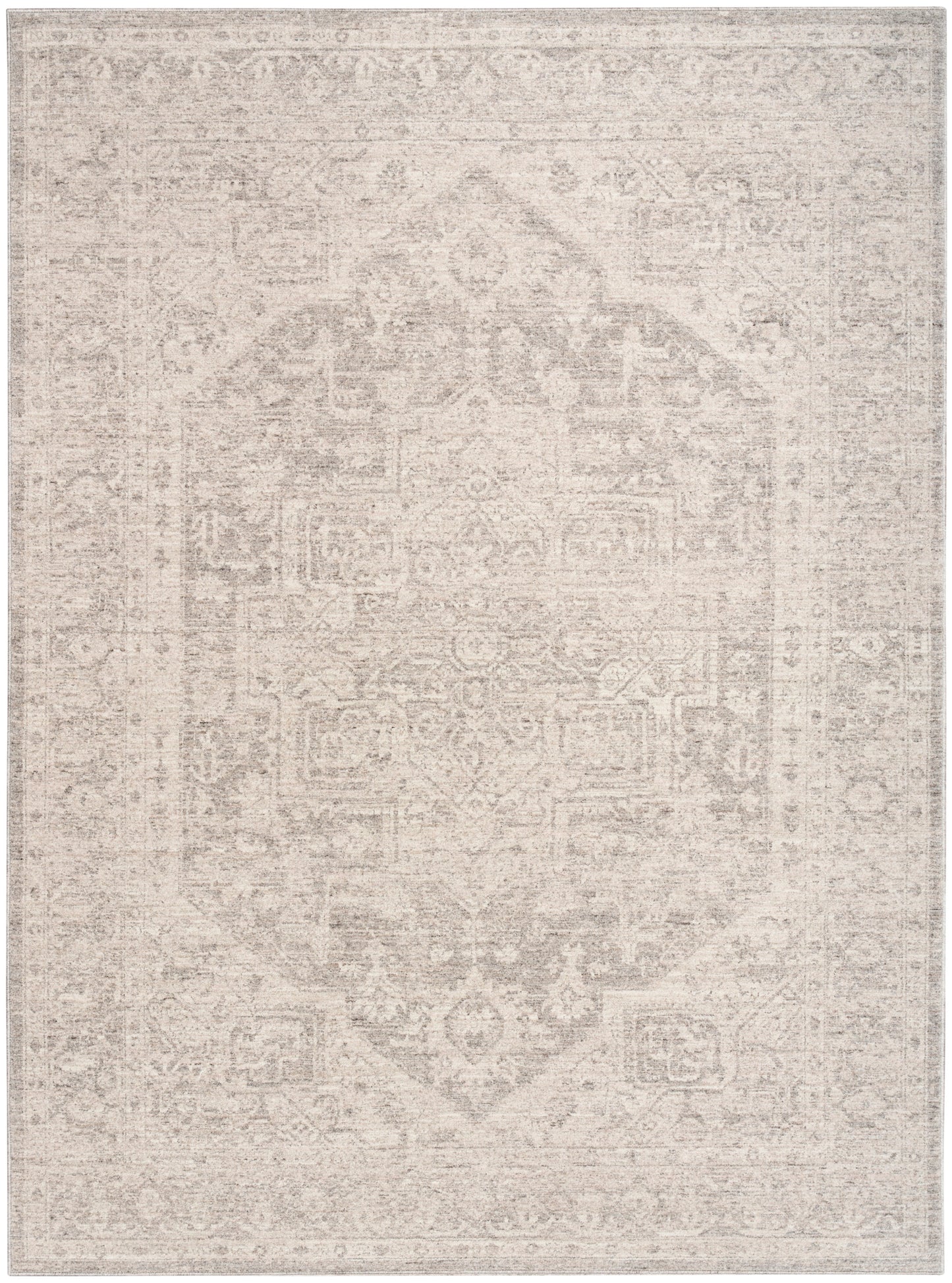 DKNY Pure Shades SAD02 Grey Traditional Machine Made Rug