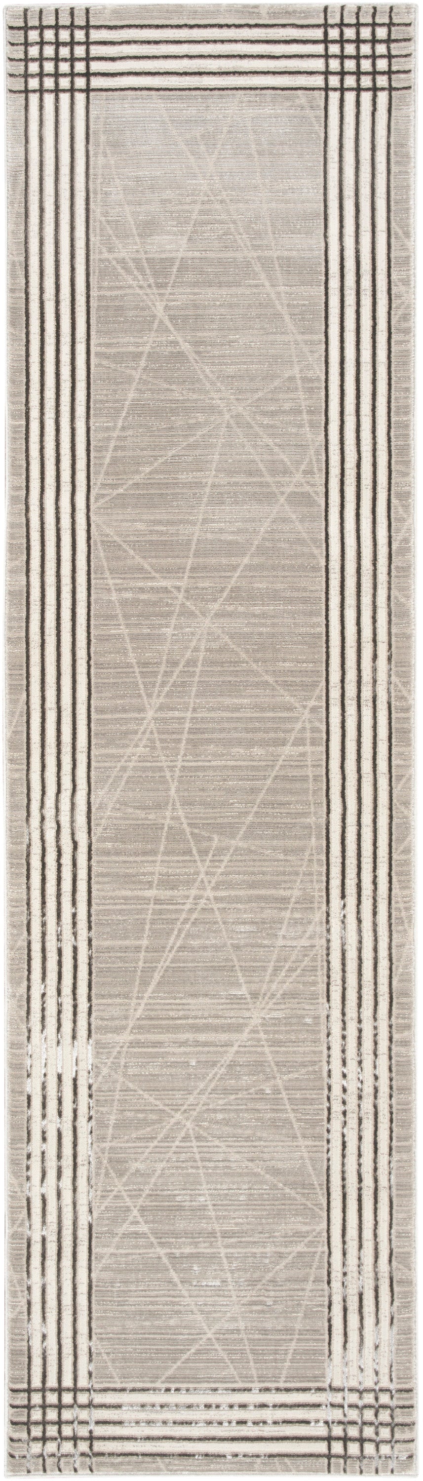 Nourison Home Desire DSR01 Grey Silver Contemporary Power-loomed Rug