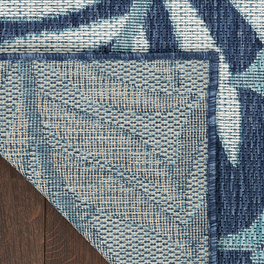 Nourison Home Garden Oasis Navy Contemporary