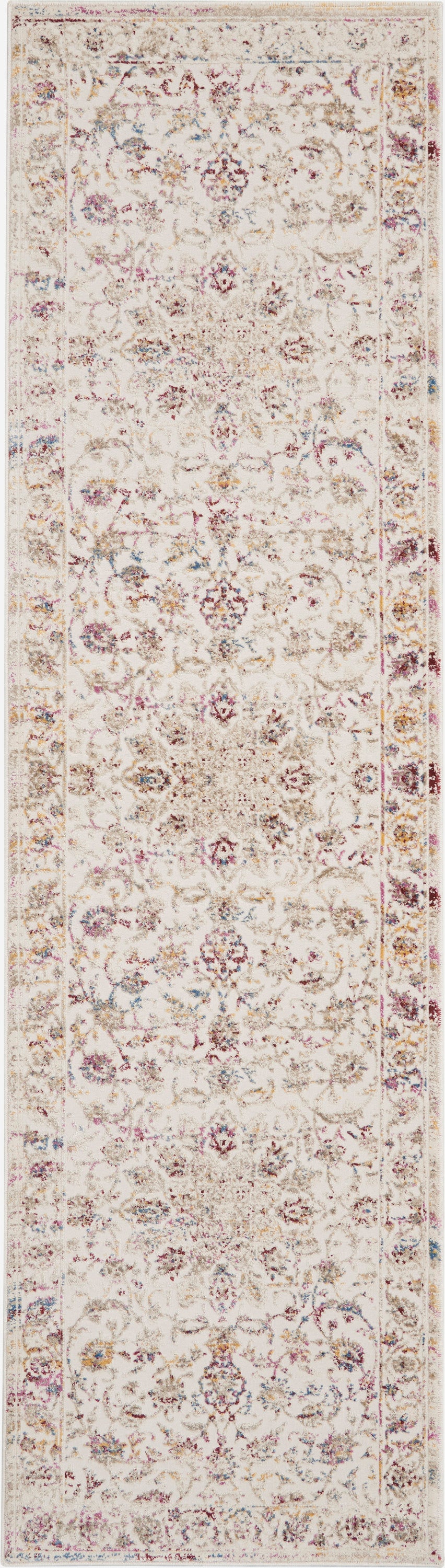 Nourison Home Melody MEL02 Ivory Multicolor Traditional Power-loomed Rug