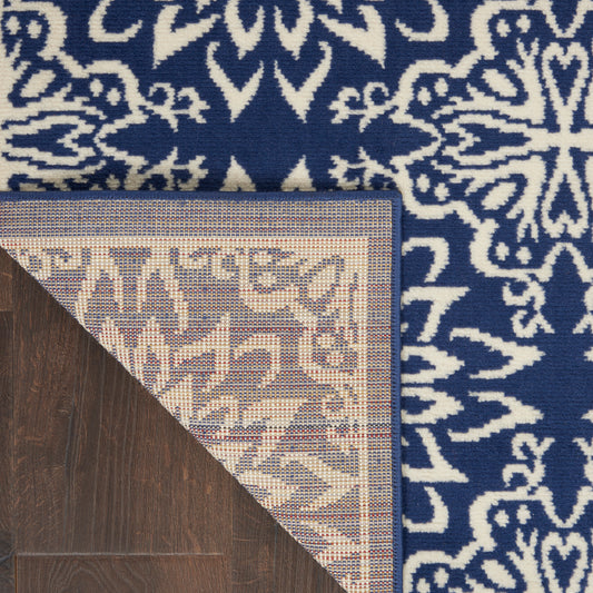 Nourison Home Jubilant Navy Ivory Transitional