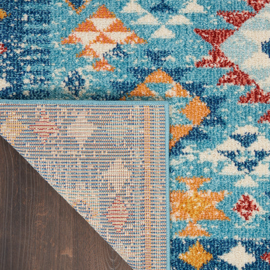 Nourison Home Passion Blue Multicolor Transitional