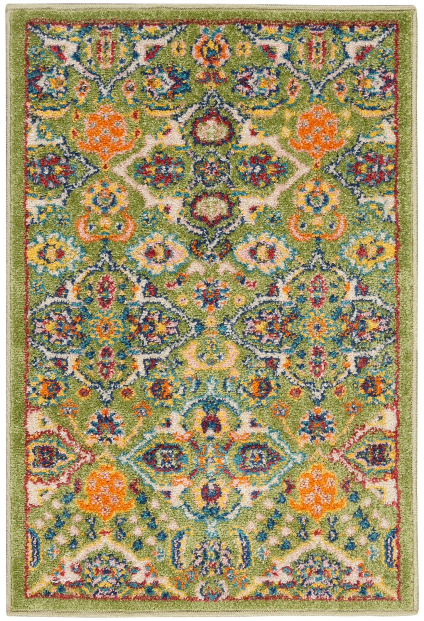 Nourison Home Allur ALR03 Sage Ivory Transitional Power-loomed Rug