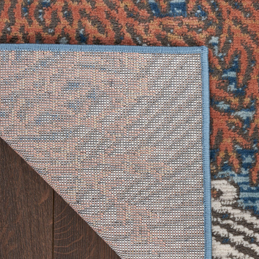 Nourison Home Seaside Blue Multicolor Contemporary