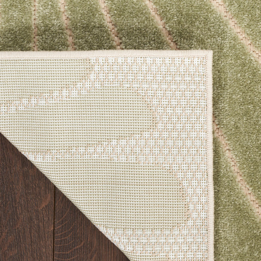 Nourison Home Aloha Green Yellow Contemporary