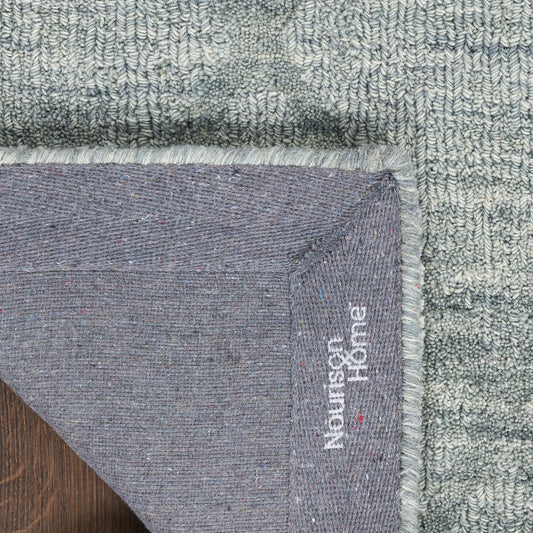Nourison Home Wool Haven Blue Contemporary