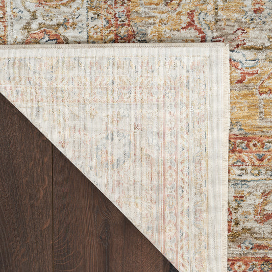 Nourison Home Sahar Ivory Rust Traditional