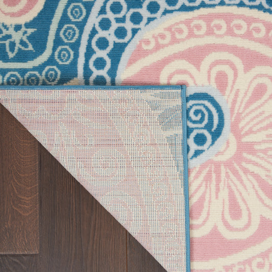Nourison Home Jubilant Blue Contemporary