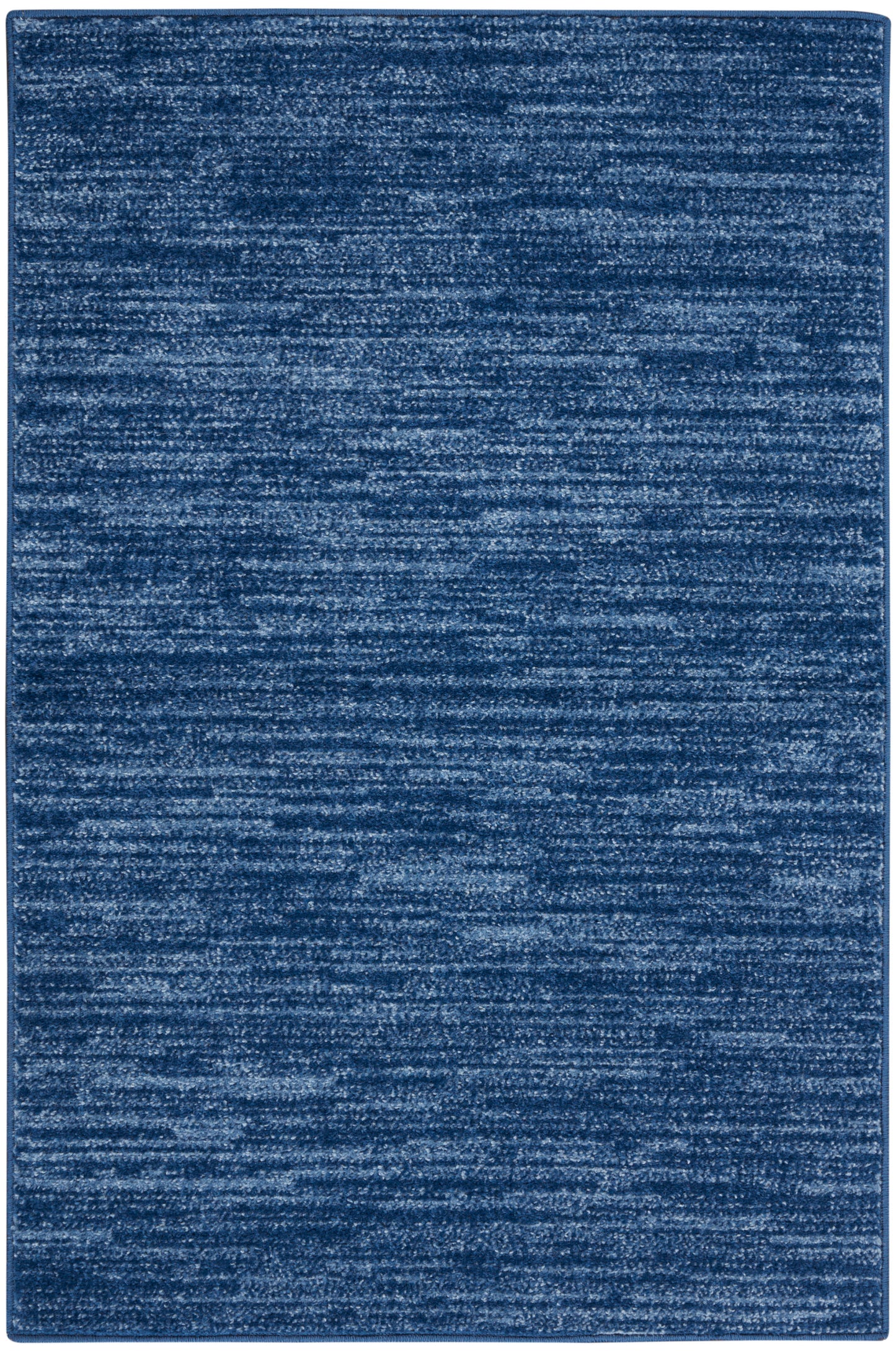 Nourison Home Nourison Essentials NRE01 Navy Blue Contemporary Power-loomed Rug