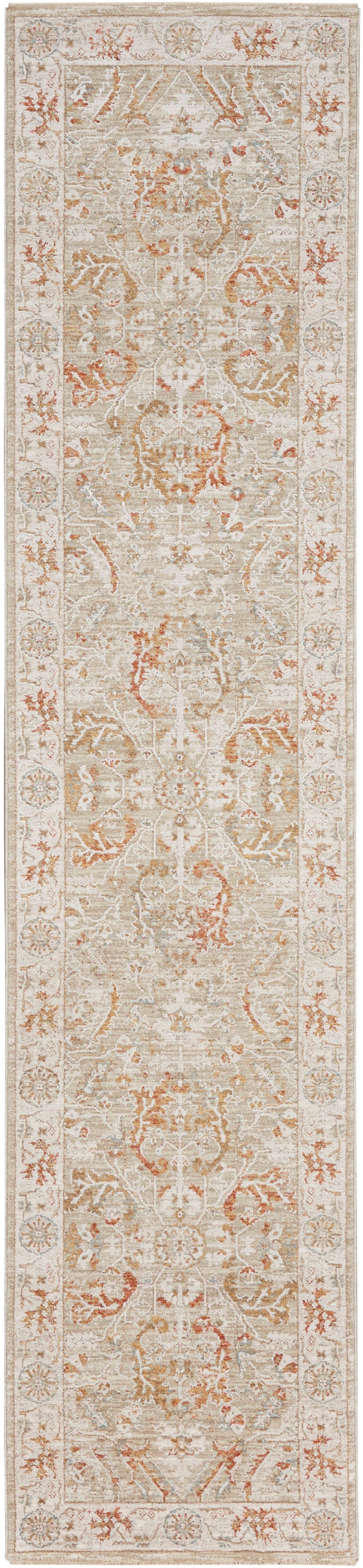 Nourison Home Infinite IFT01 Sage Ivory Traditional Power-loomed Rug