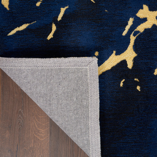 Nourison Home Symmetry Navy Contemporary
