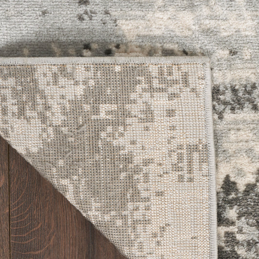 Nourison Home Serenity Home Ivory Grey Contemporary