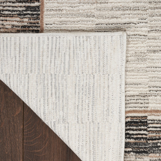 Nourison Home Desire Grey Black Contemporary