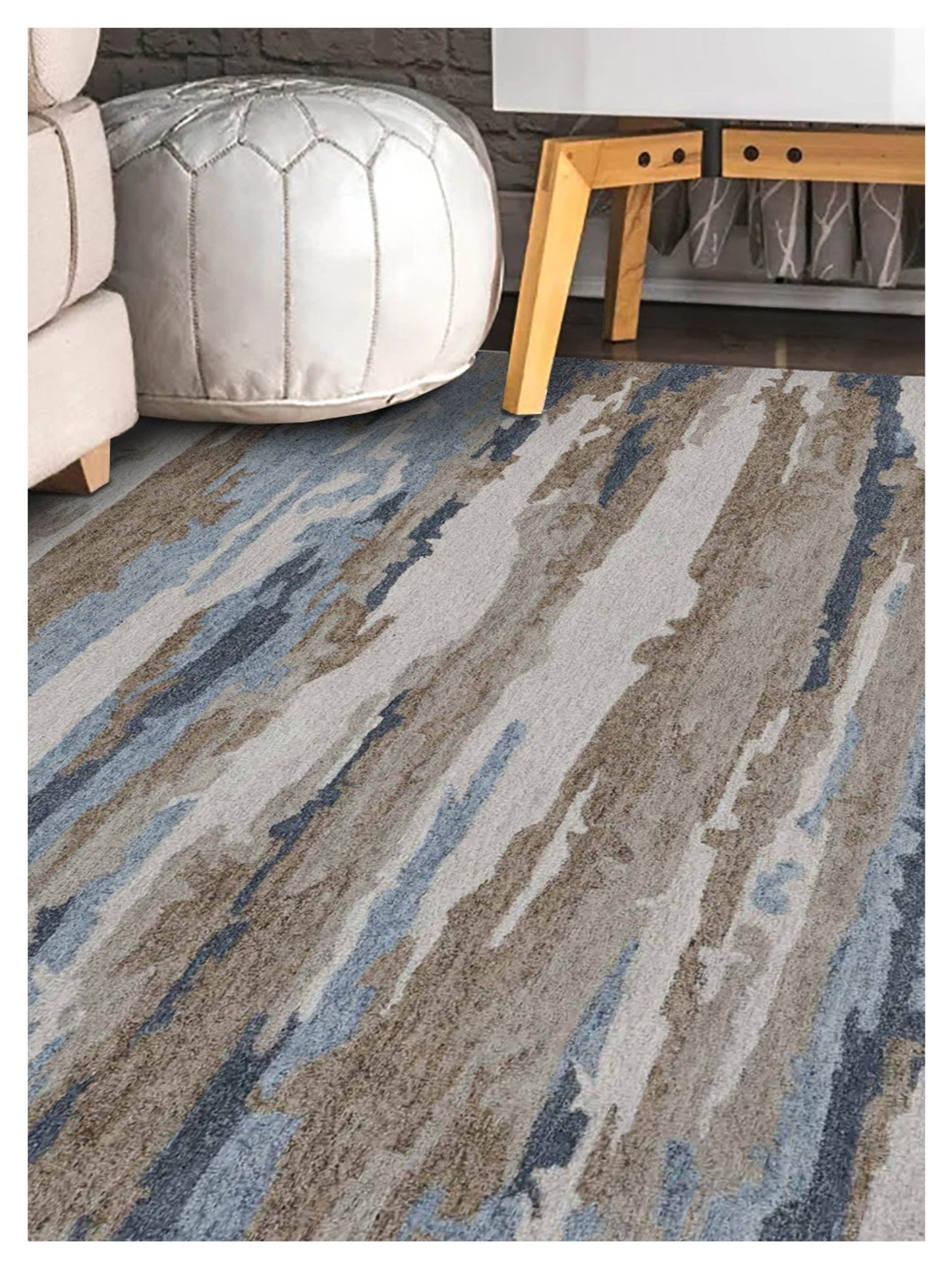 Limited ADELAIDE AD - 105 WATER BLUE Transitional Tufted Rug - Rugs - Limited - Atlanta Designer Rugs