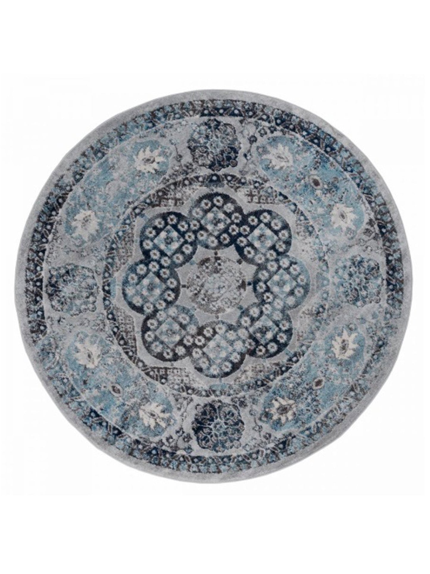 Limited Tatiana TU - 106 GRAY SEA BLUE Traditional Machinemade Rug - Rugs - Limited - Atlanta Designer Rugs